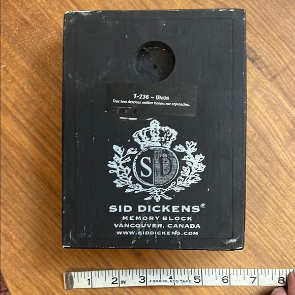 Sid Dickens Memory Block T-236 Union Marriage Wedding Gift Tile - Picture 2 of 9